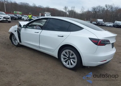 2022 Tesla Model 3 Long Range Dual Motor All-Wheel Drive from USA, damaged, VIN 5YJ3E1EB2NF269947